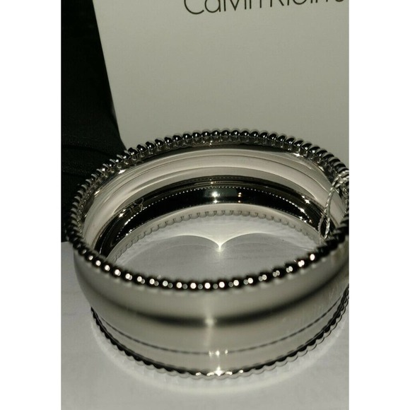 Calvin Klein Waves Silver 7.5 Inches Bracelet NWT #705 - Picture 4 of 6